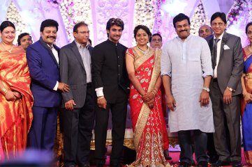 Hero Aadi Wedding Reception Photos